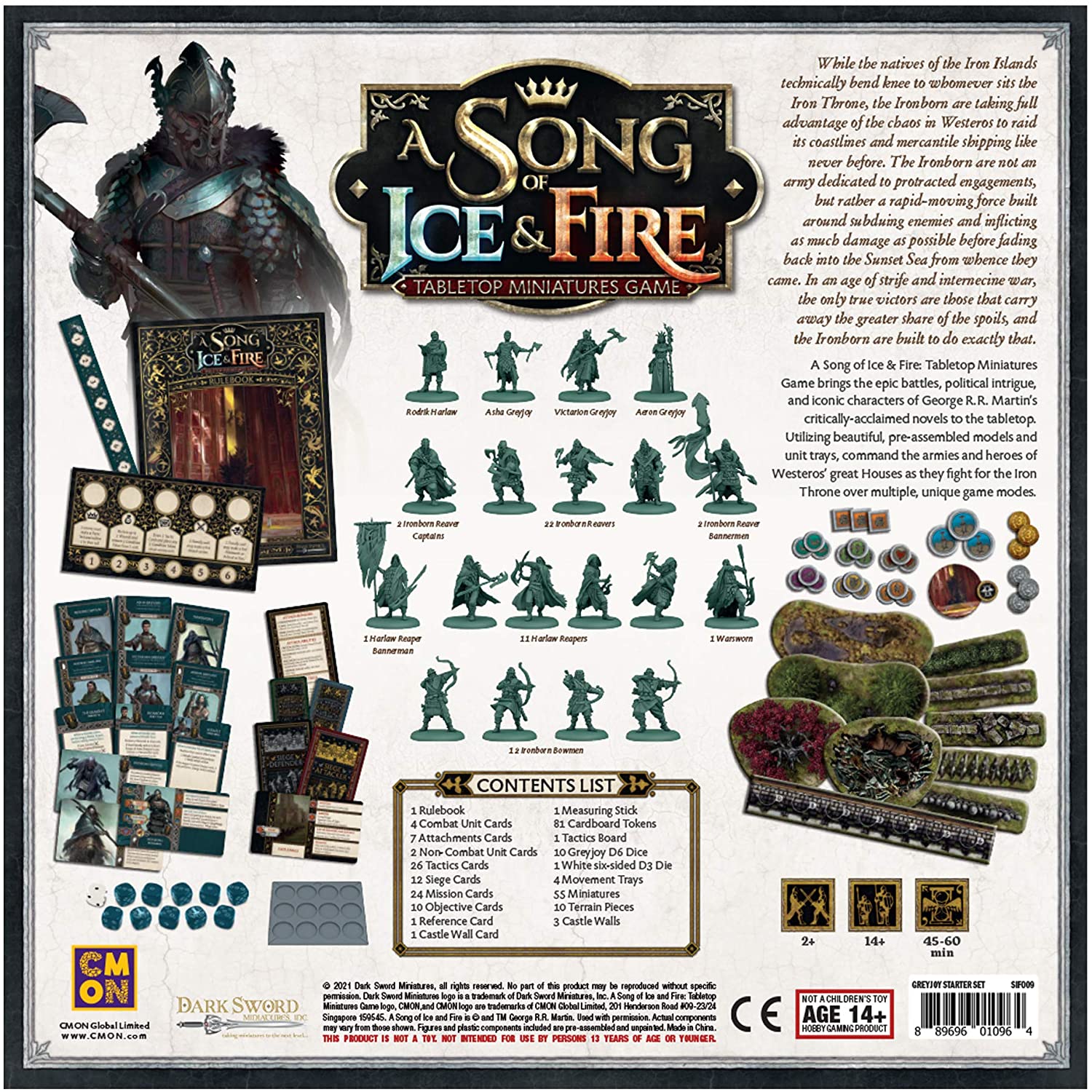 A Song of Ice and Fire : Tabletop Miniatures Game - Greyjoy Starter Set